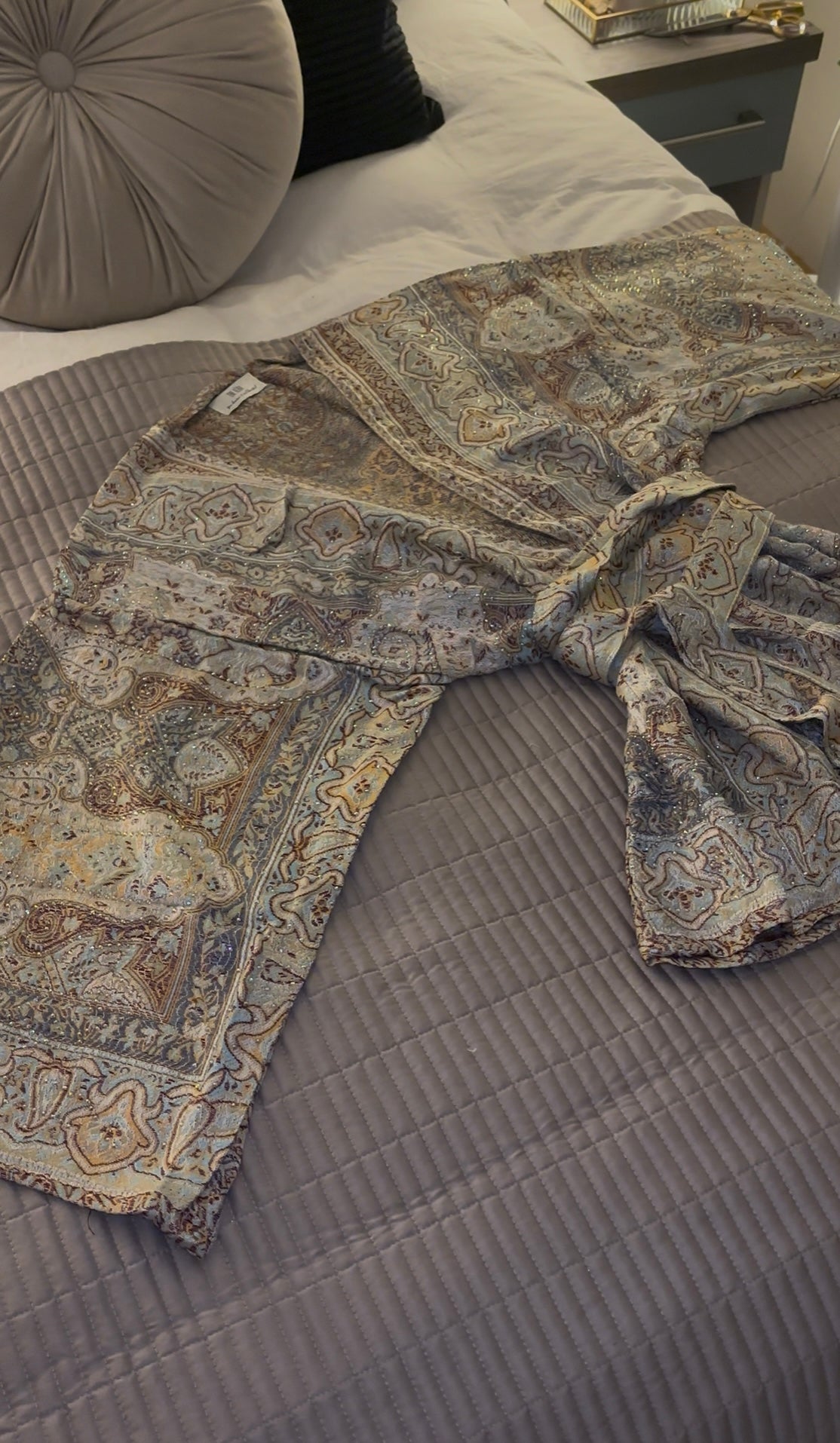Blue Gold Kimono