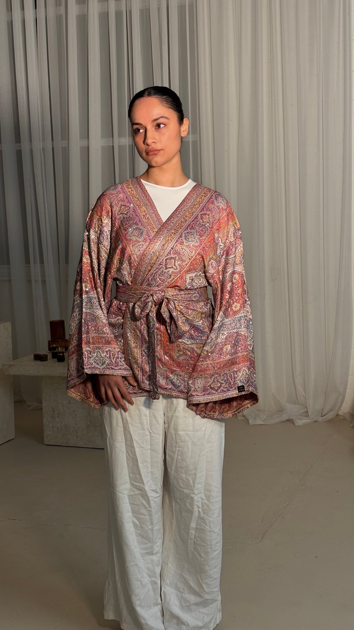 Red Orange Kimono