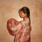 Maroon Orange Abaya - Tall