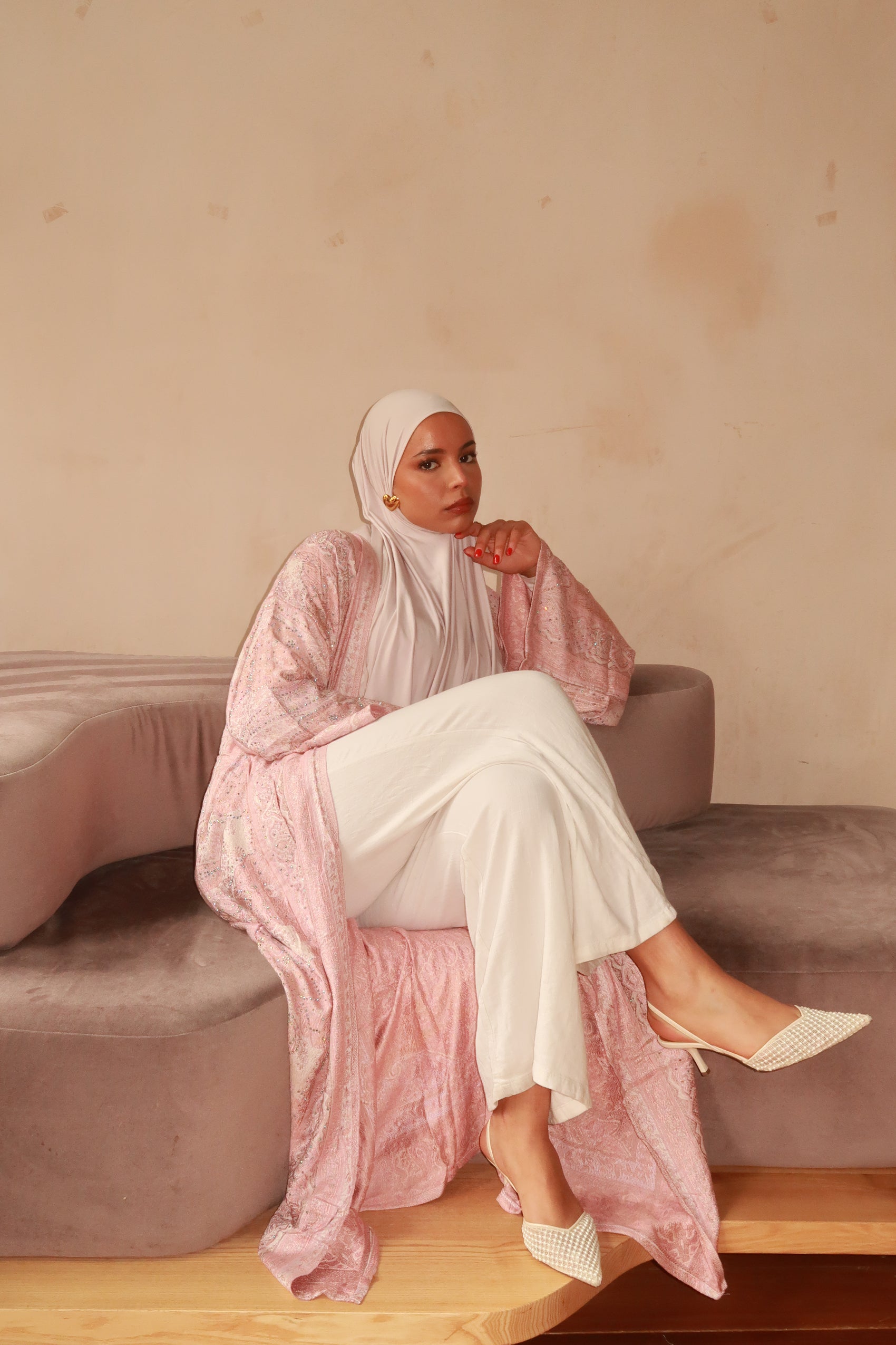 Baby Pink Abaya