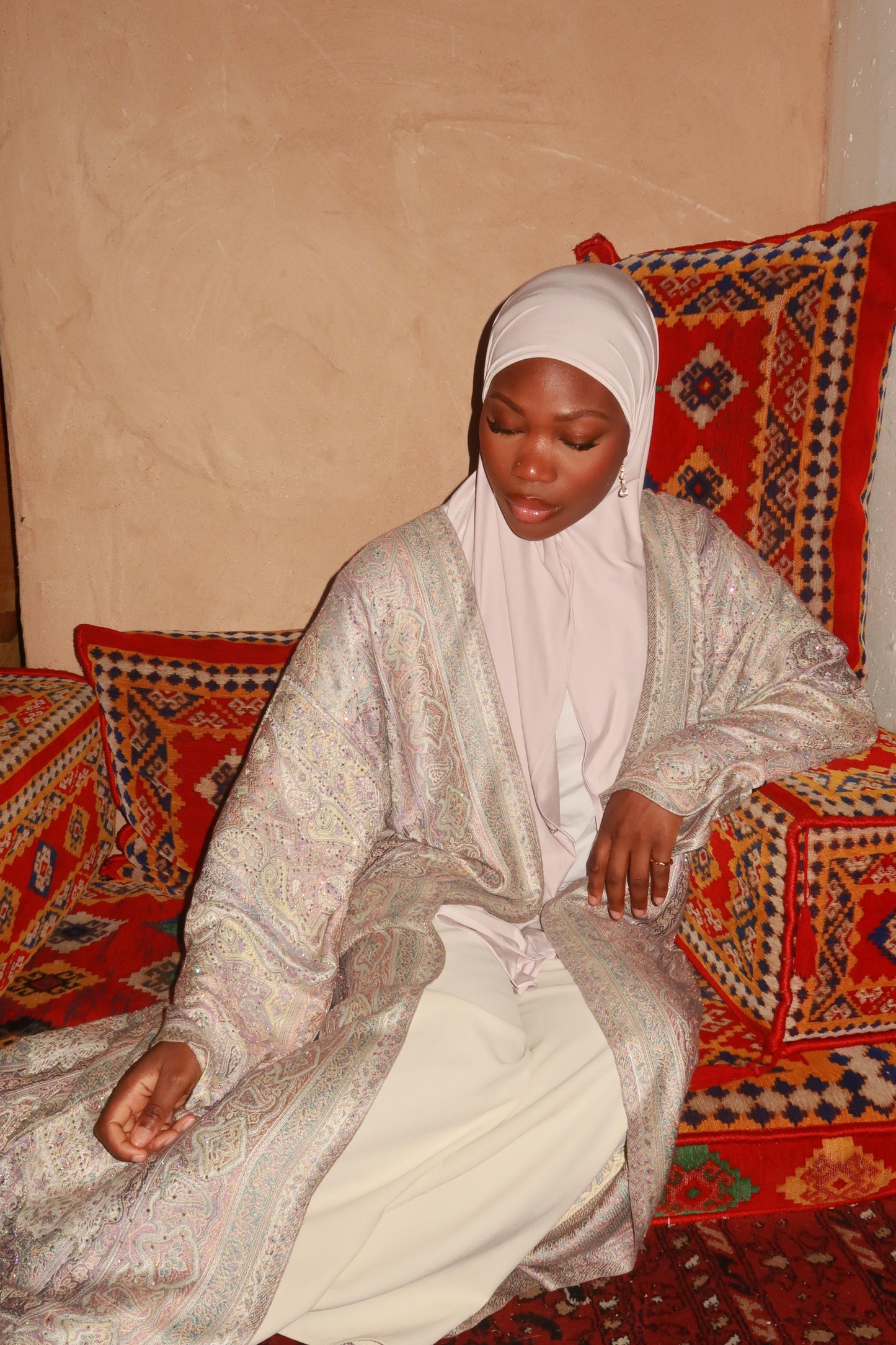 Pashmina Abaya - Flieder