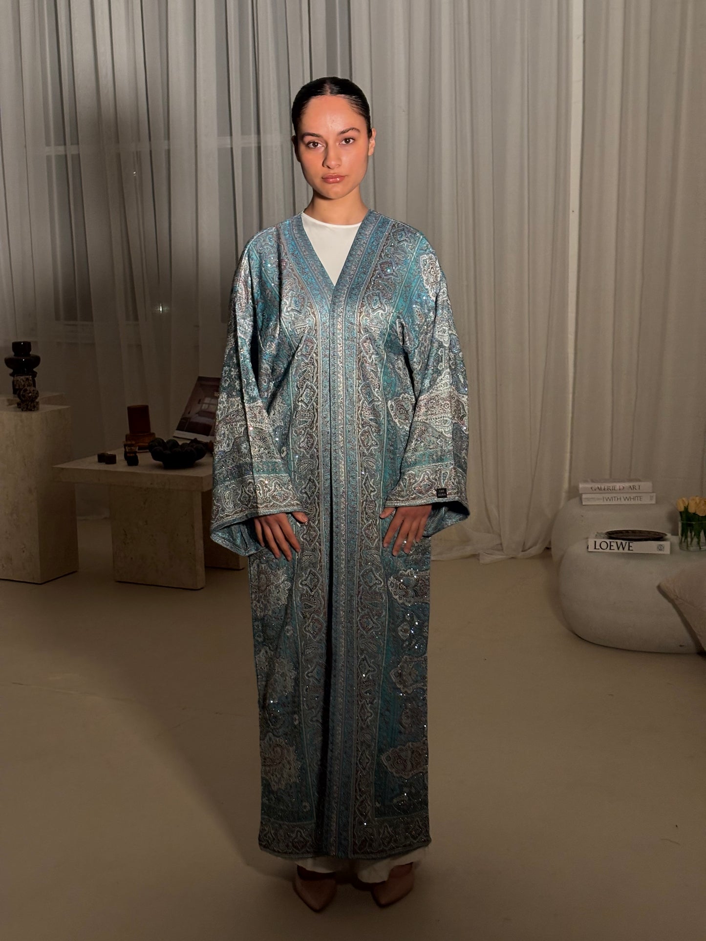 Blue Abaya