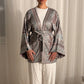 Blue Brown Kimono