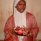 Pink Red Abaya