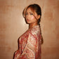 Maroon Orange Abaya