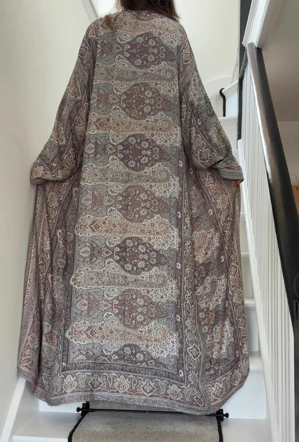 Pashmina Abaya - Dark Blue