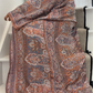Pashmina Abaya - Burnt Orange Blue