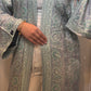 Mint green Abaya