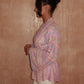Pink paisley kimono