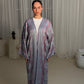 Pink Indigo abaya