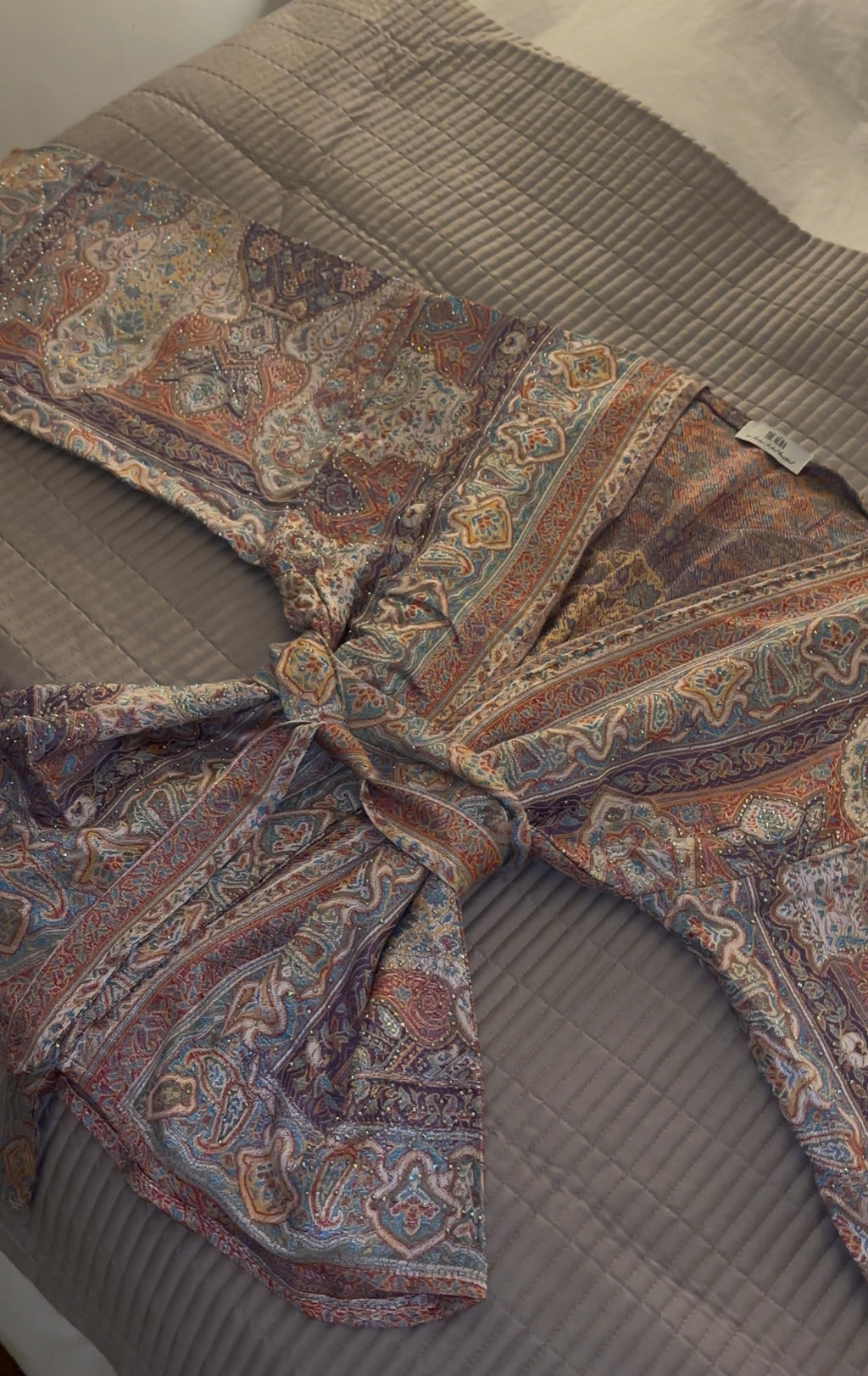 Orange Blue Purple Kimono