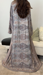Pashmina Abaya - Dark Blue