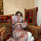 Orange Red Abaya