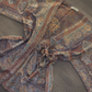 Orange Blue Purple Wrap Top