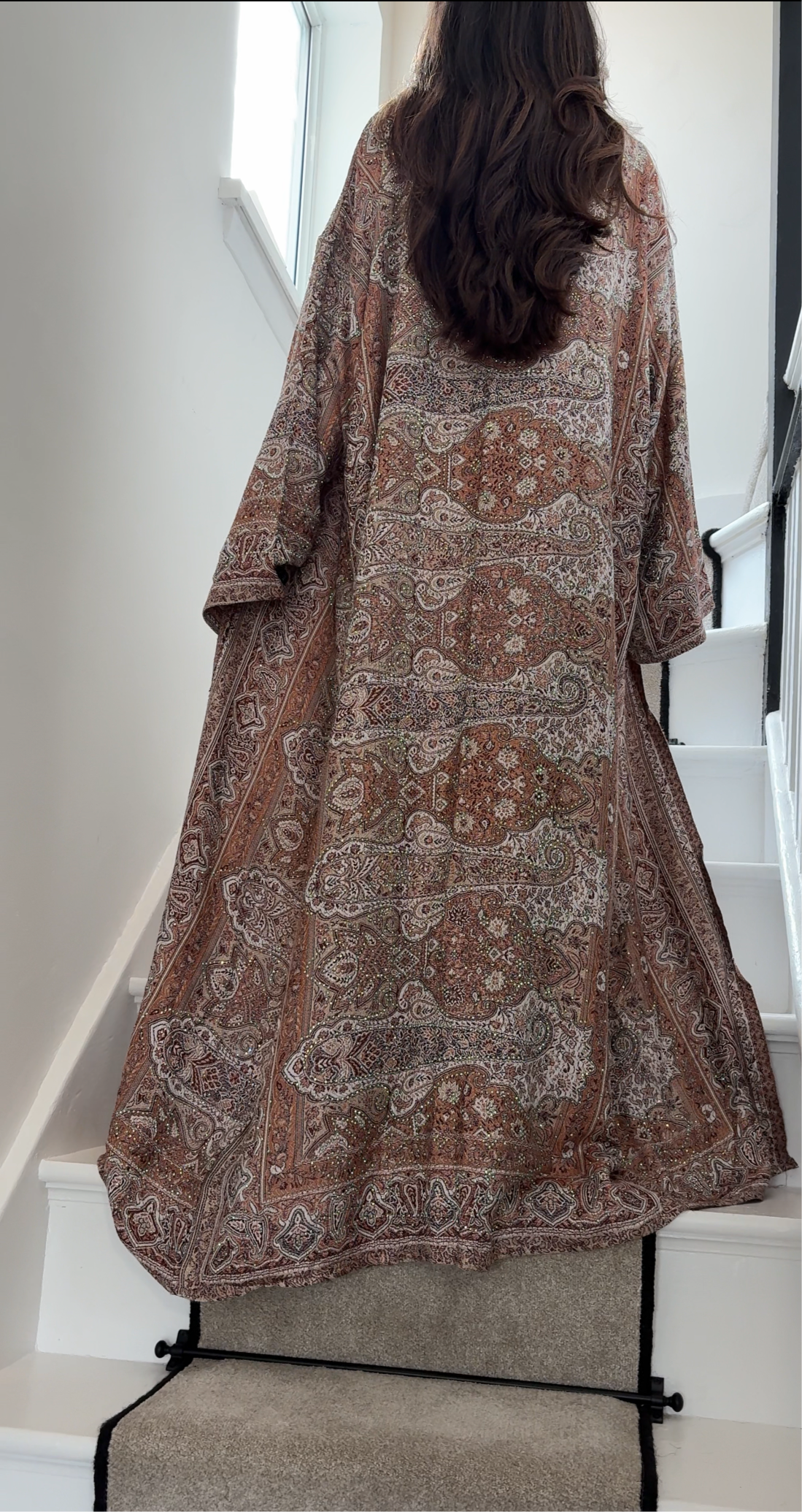 Pashmina Abaya - Brown