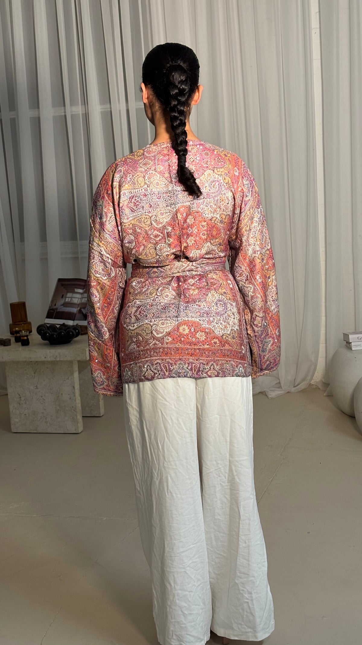 Red Orange Kimono