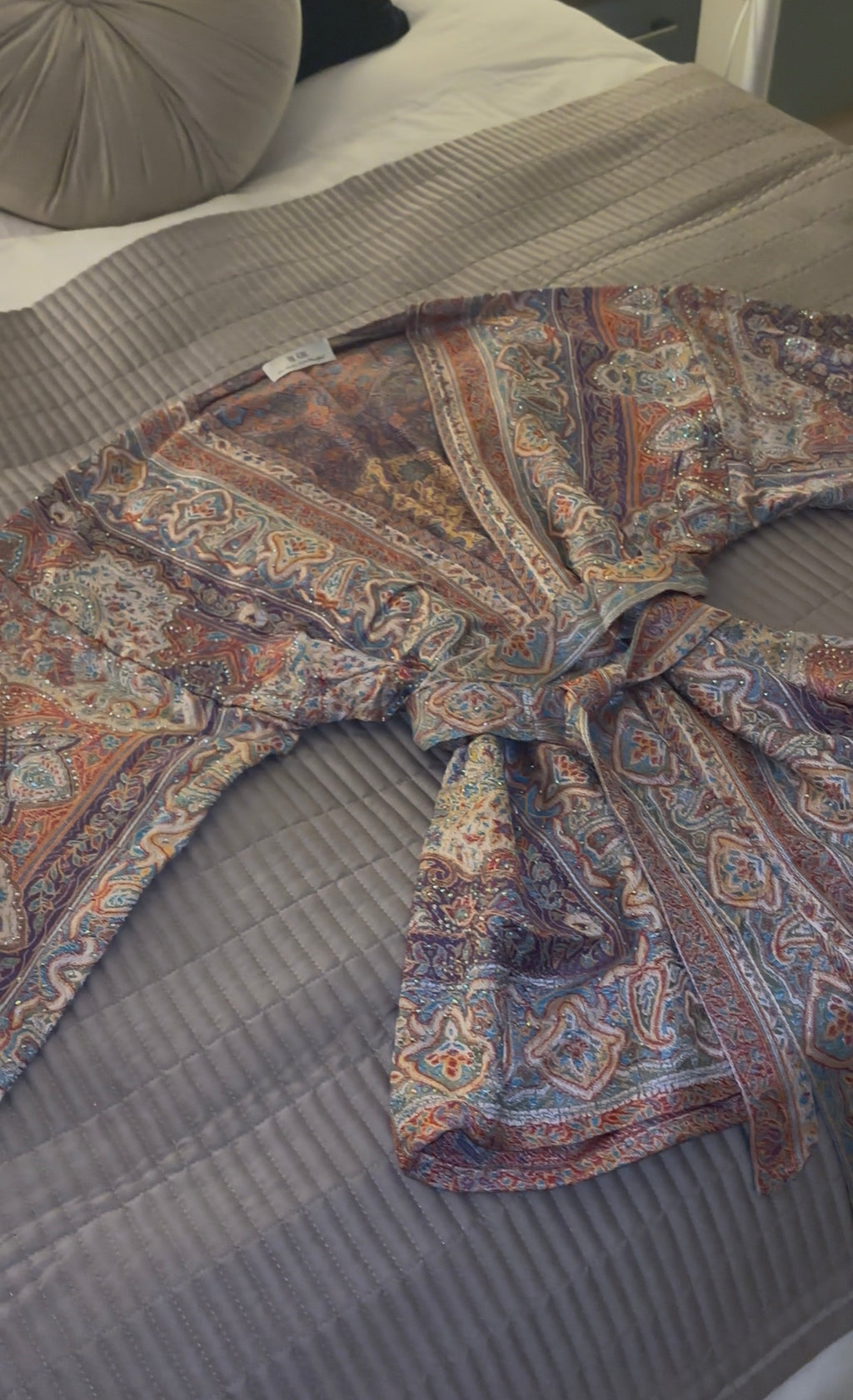 Orange Blue Purple Kimono