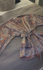 Orange Blue Purple Kimono