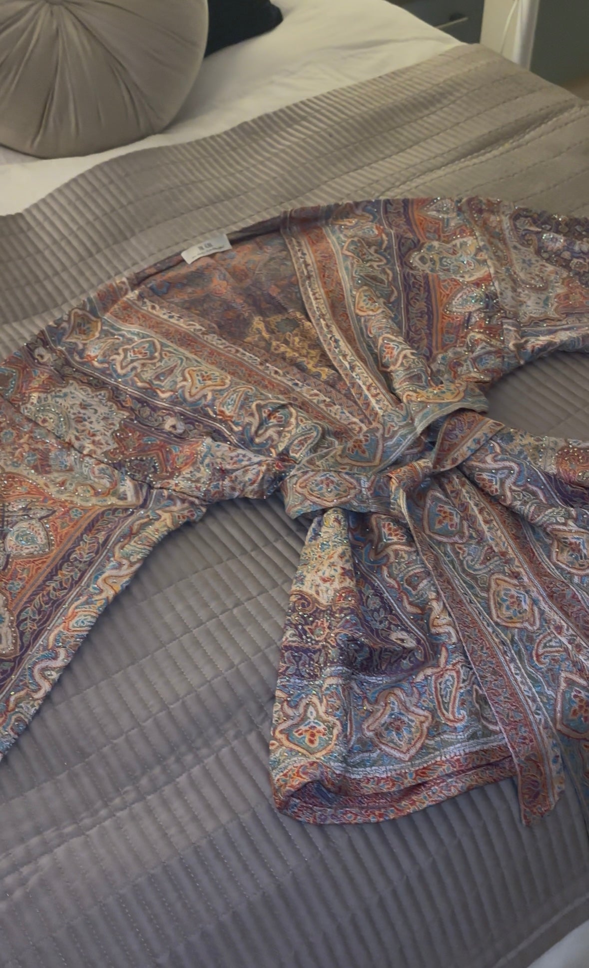 Orange Blue Purple Kimono