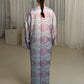 Pink Indigo abaya