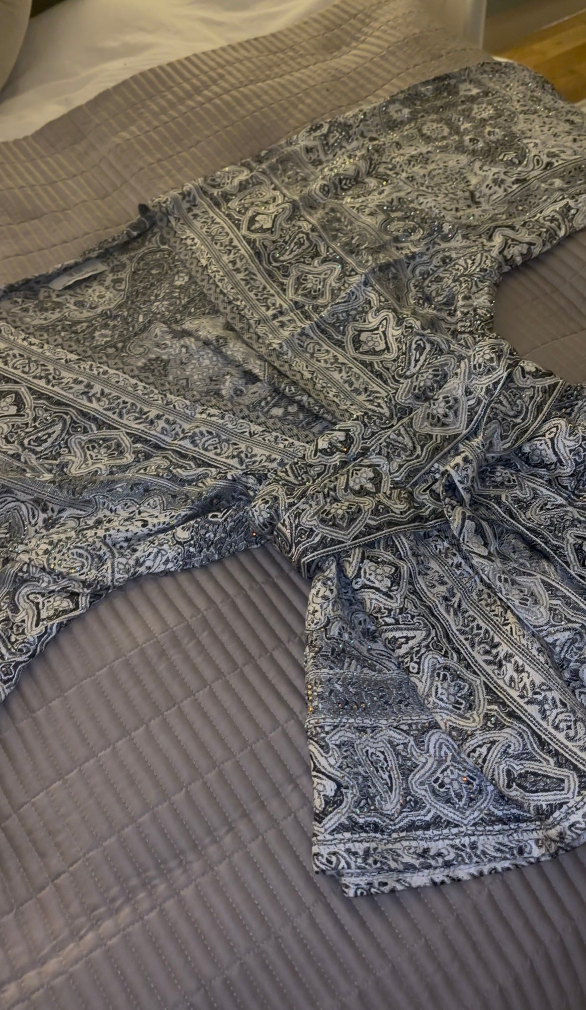 Black White Kimono