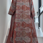 Orange Red Abaya