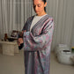 Pink Indigo abaya