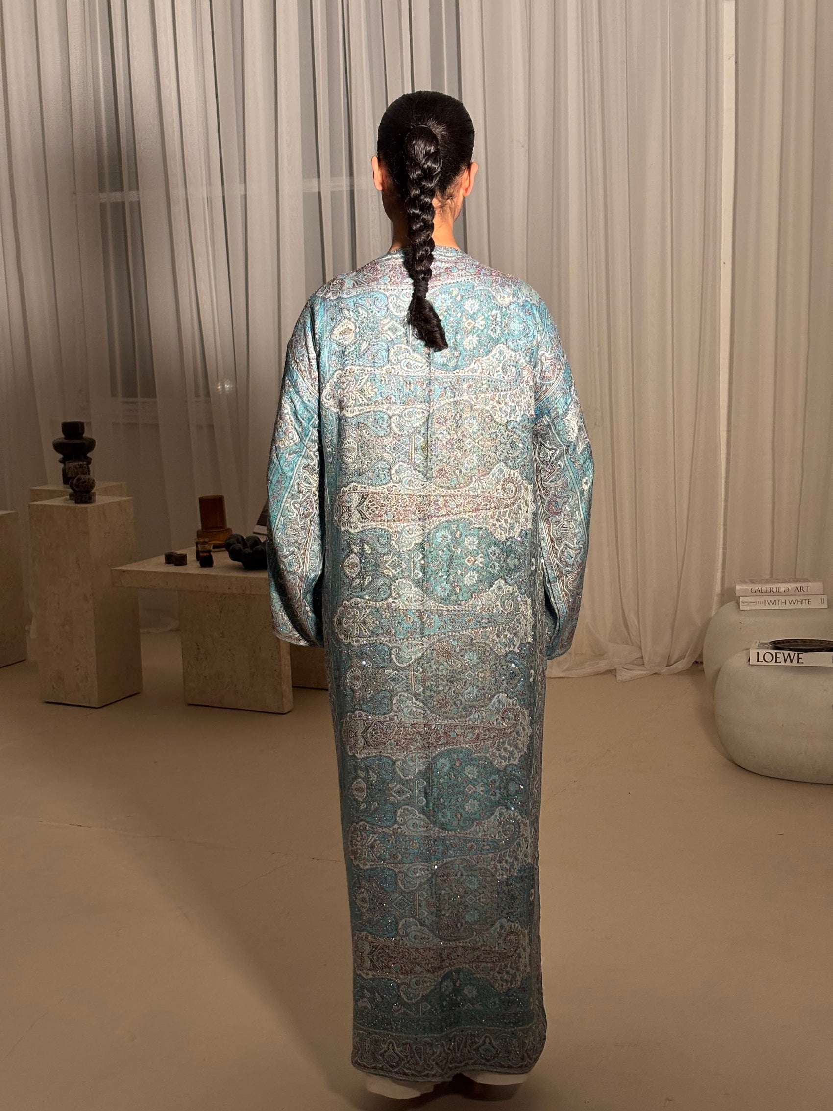 Blue Abaya
