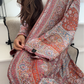 Orange Red Abaya