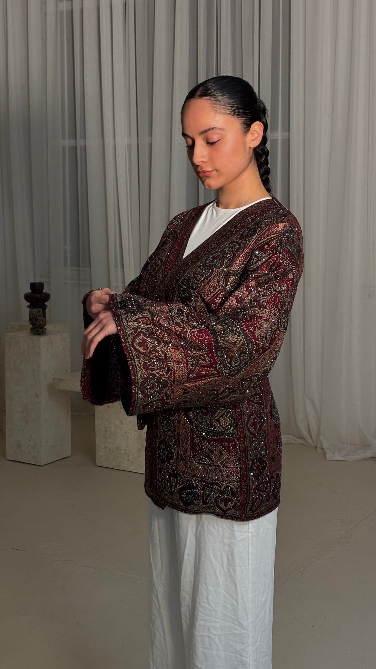 Black Red Kimono