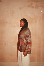 Multicolour Wrap Top