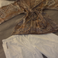 Brown Wrap Top