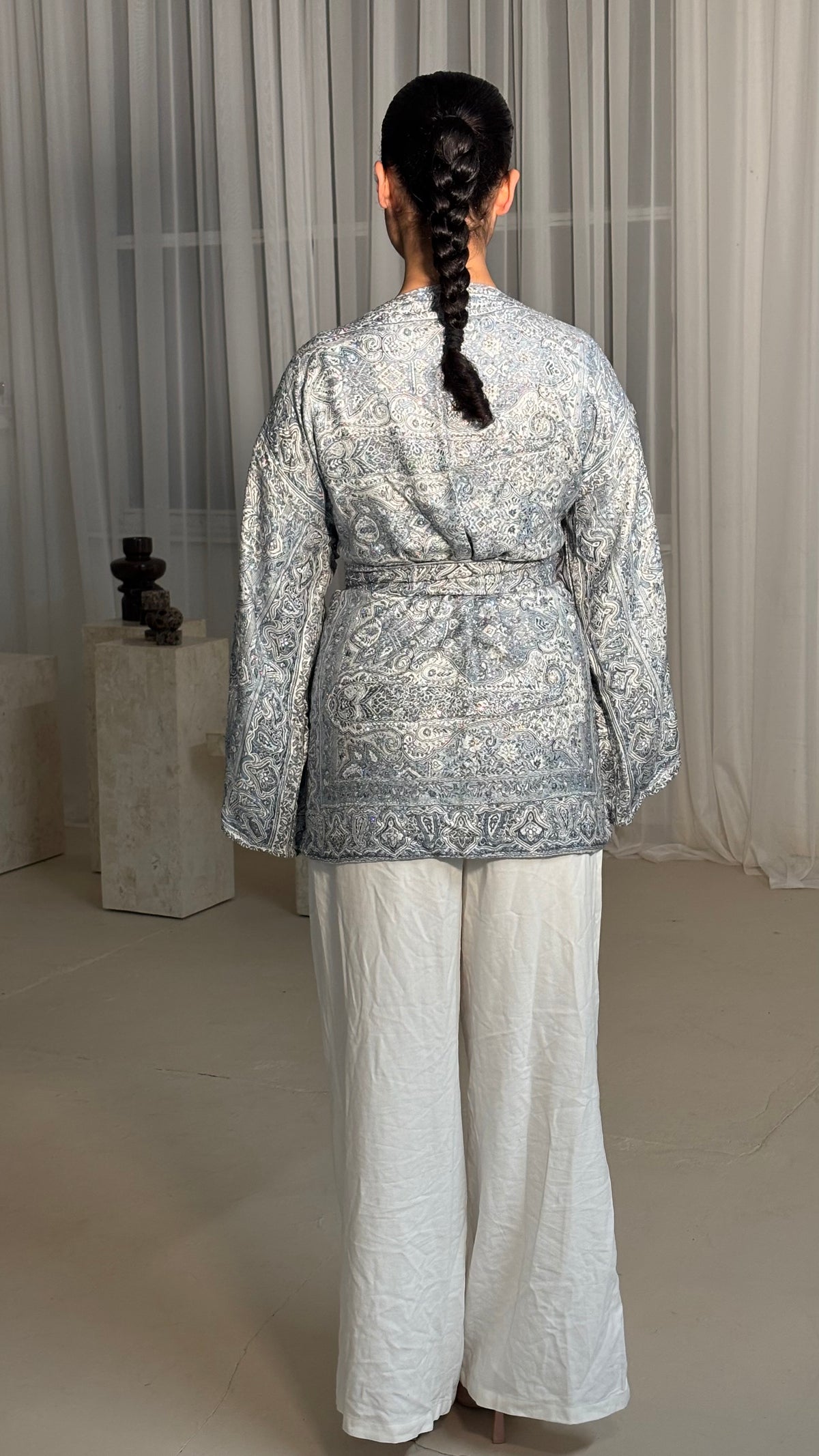 Blue White Kimono