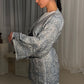 Blue White Kimono