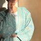 Teal Silver Abaya