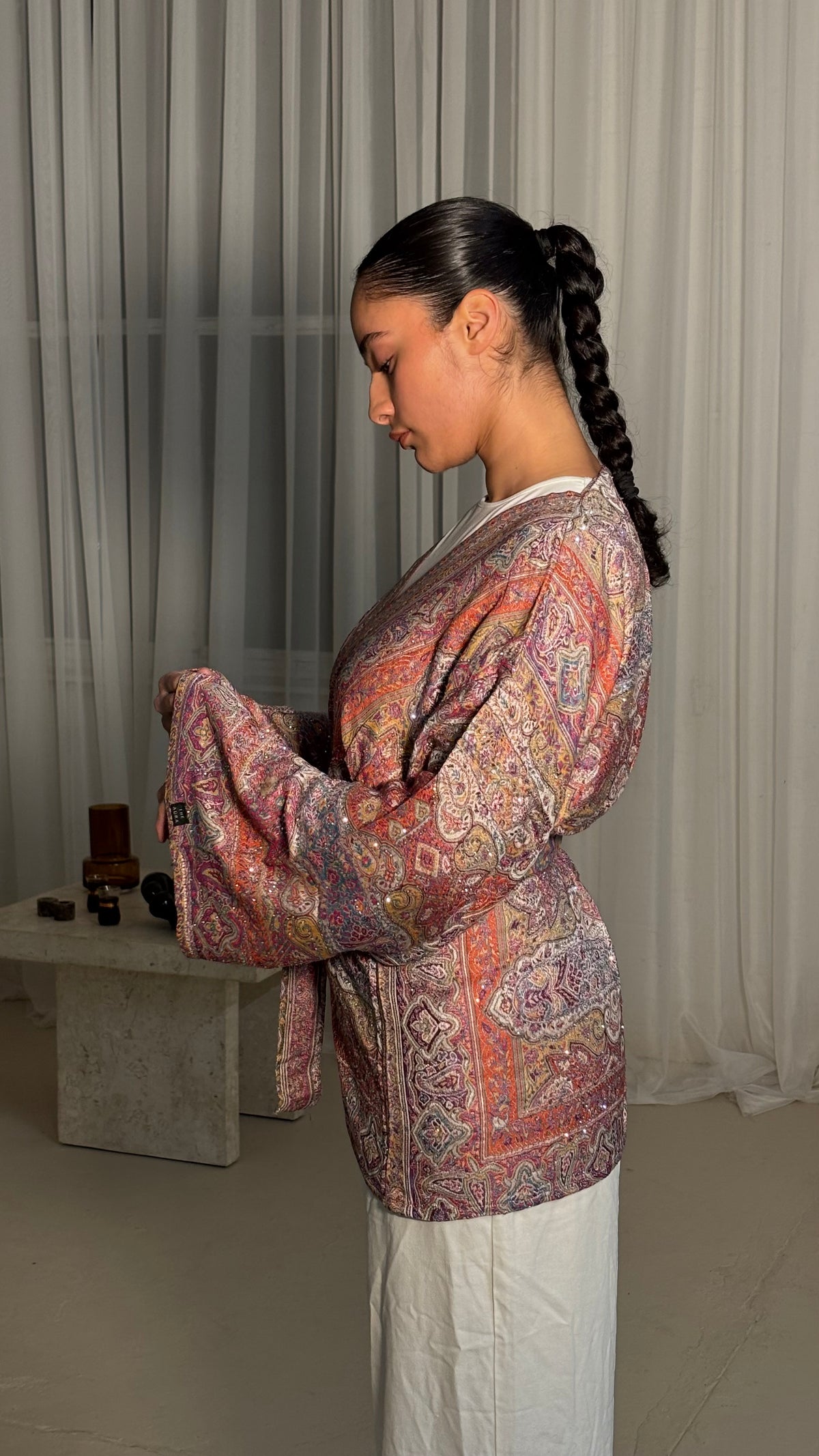 Red Orange Kimono