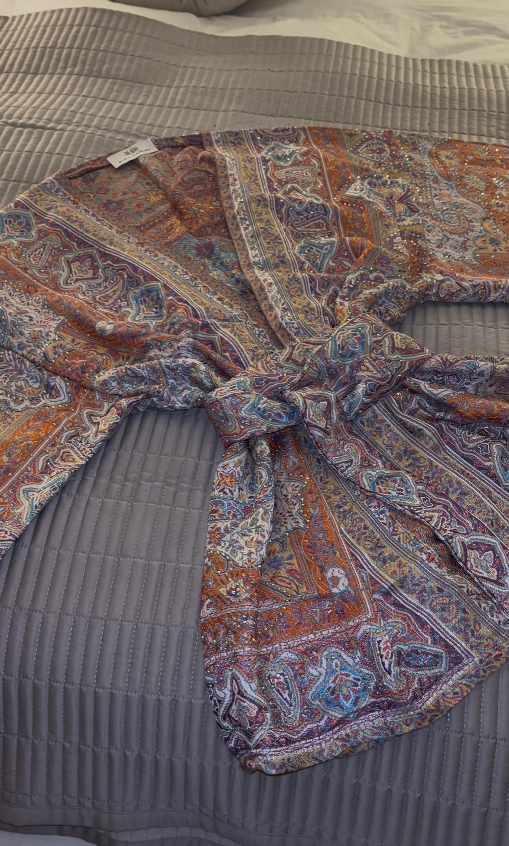 Orange Purple Kimono