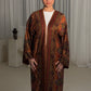 Black Orange Abaya