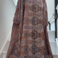 Pashmina Abaya - Burnt Orange Blue