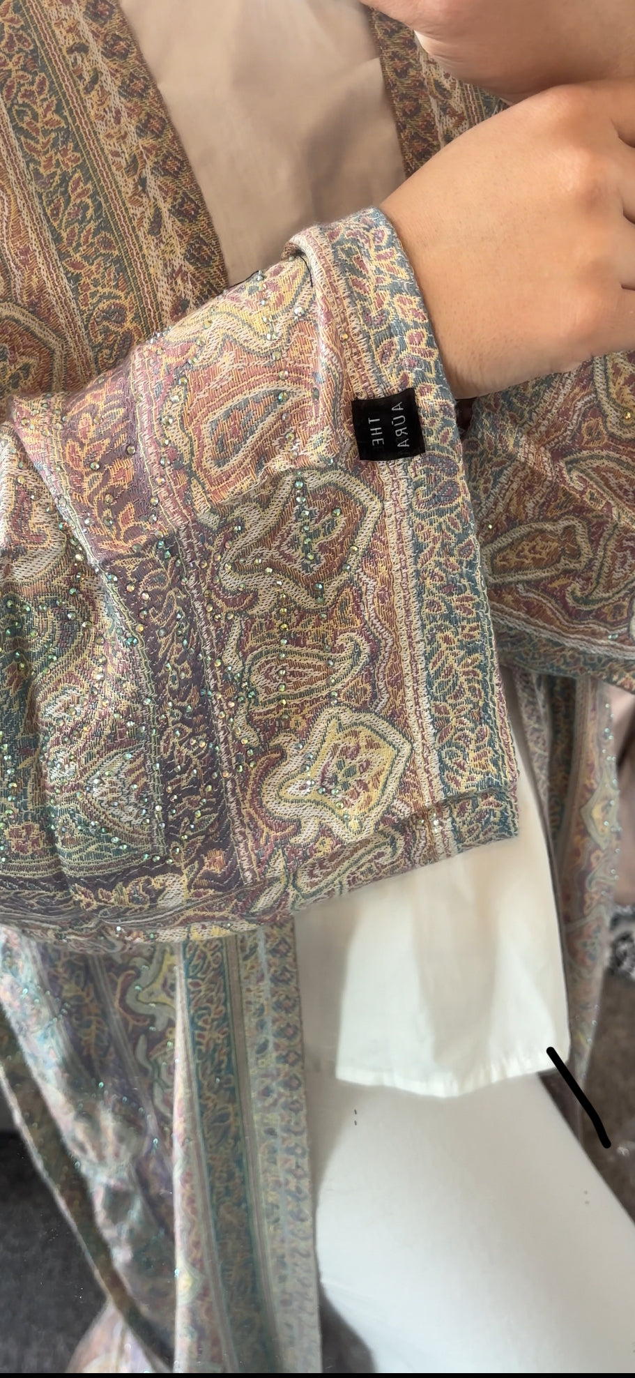 Pashmina Abaya - Lilac