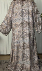 Pashmina Abaya - Brown Grey