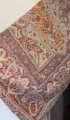 Pashmina Abaya - Blue Gold