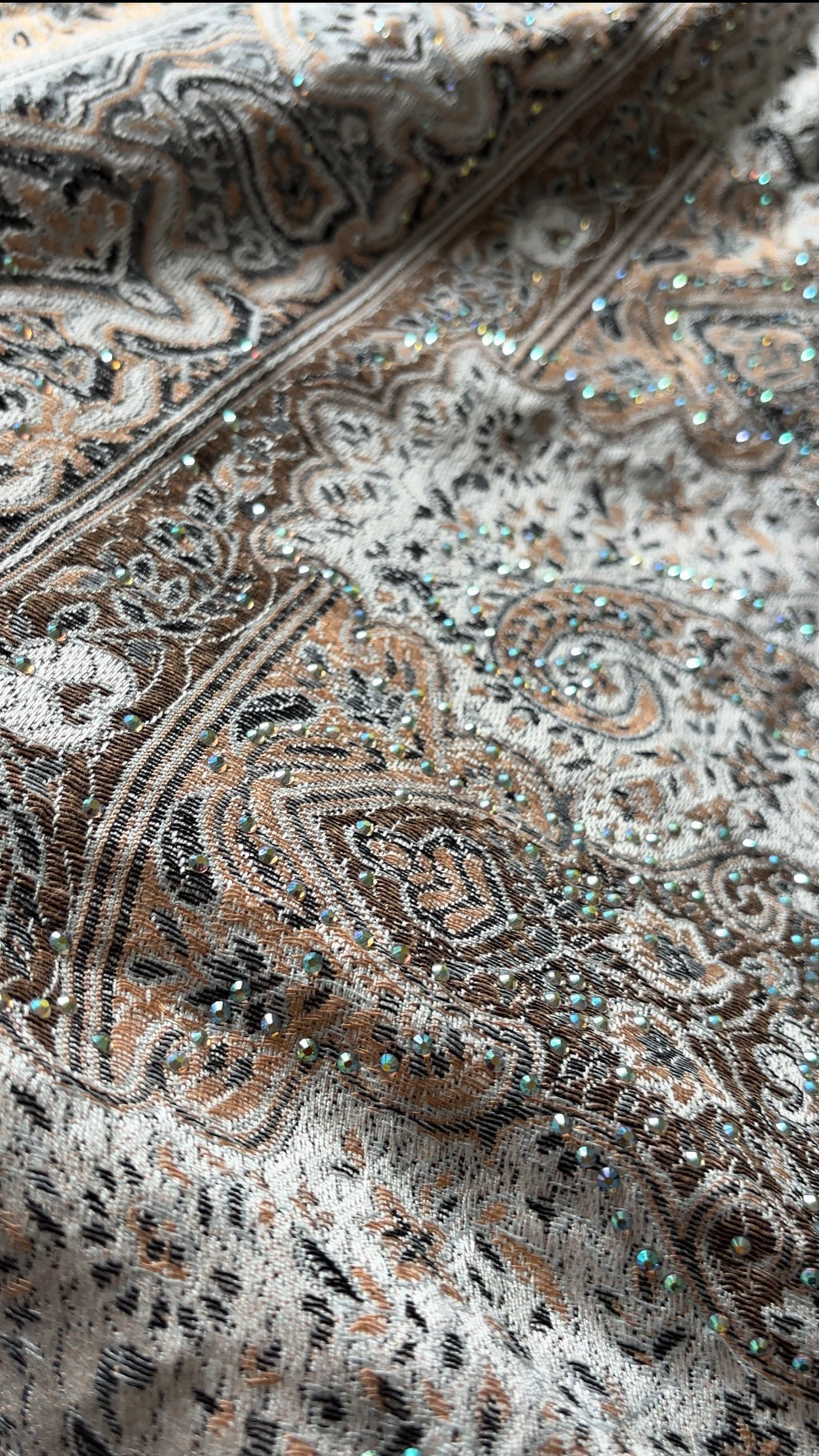 Pashmina Abaya - Brown Grey
