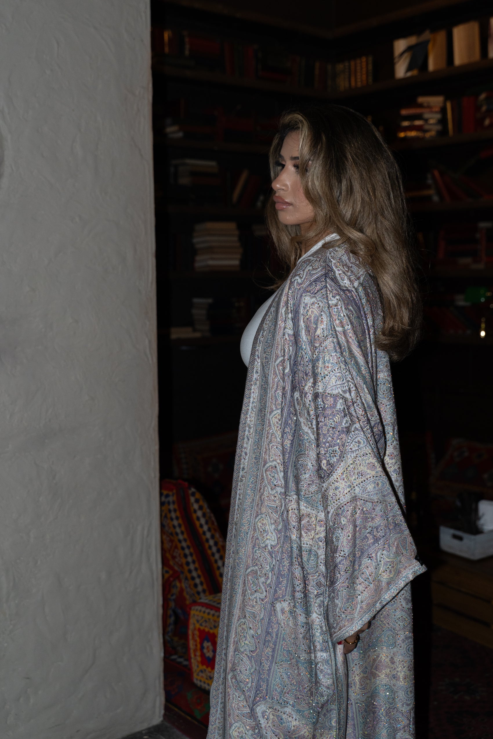 Pashmina Abaya - Flieder