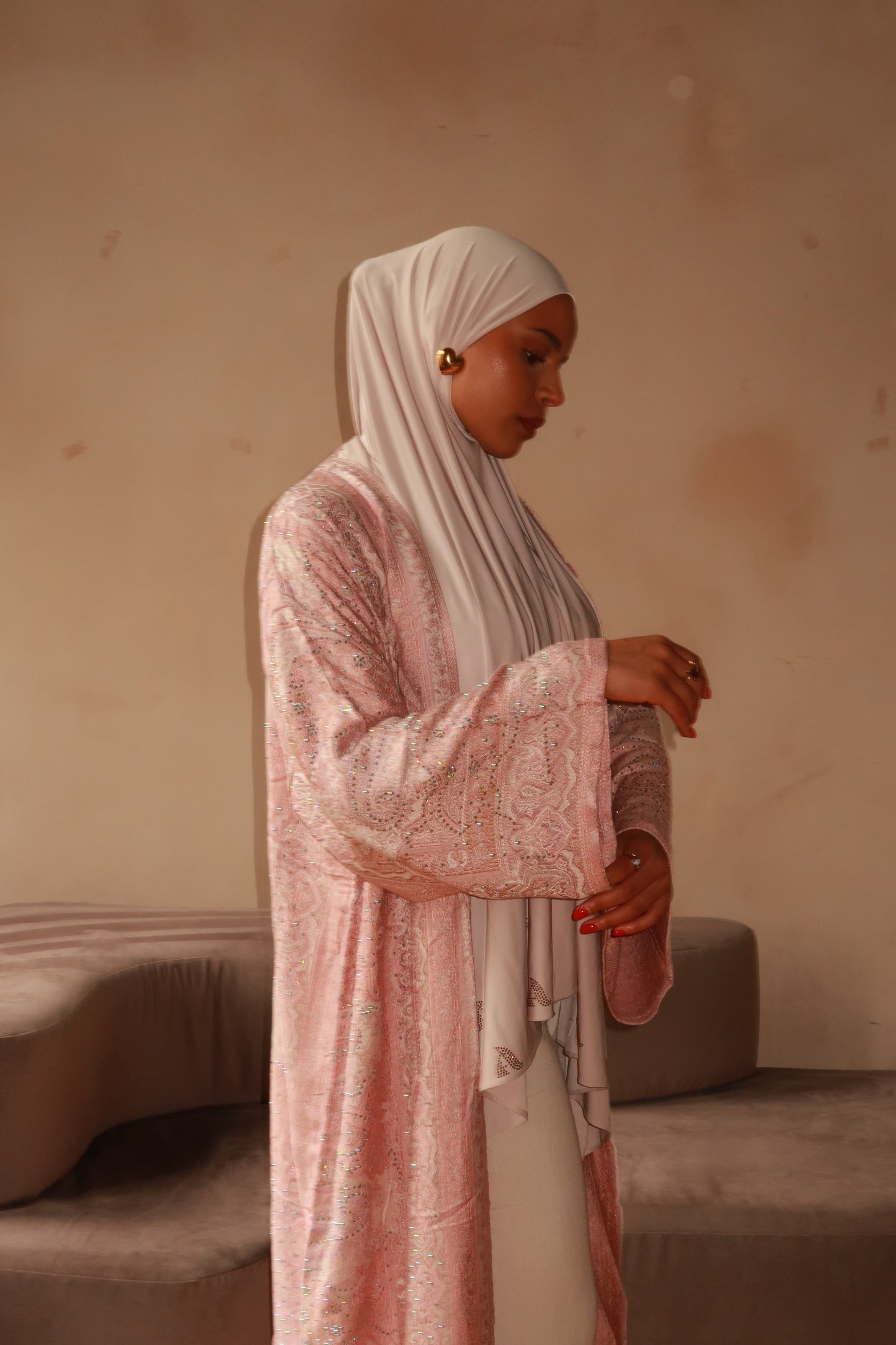 Baby Pink Abaya