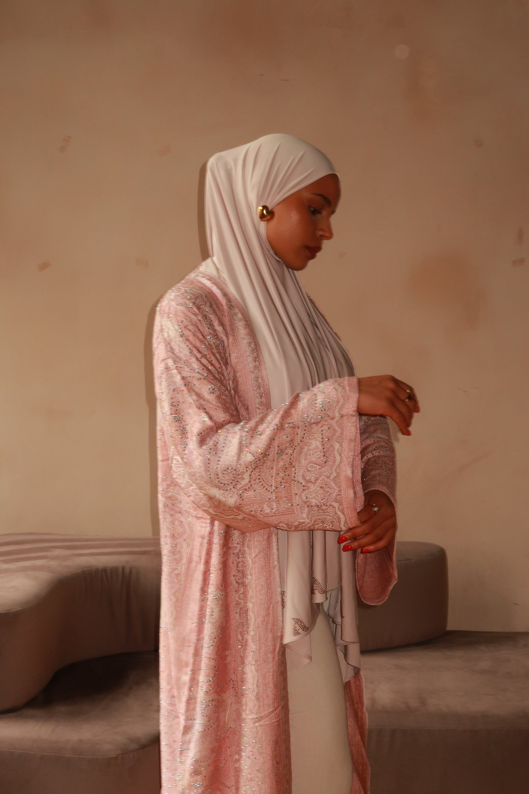 Baby Pink Abaya