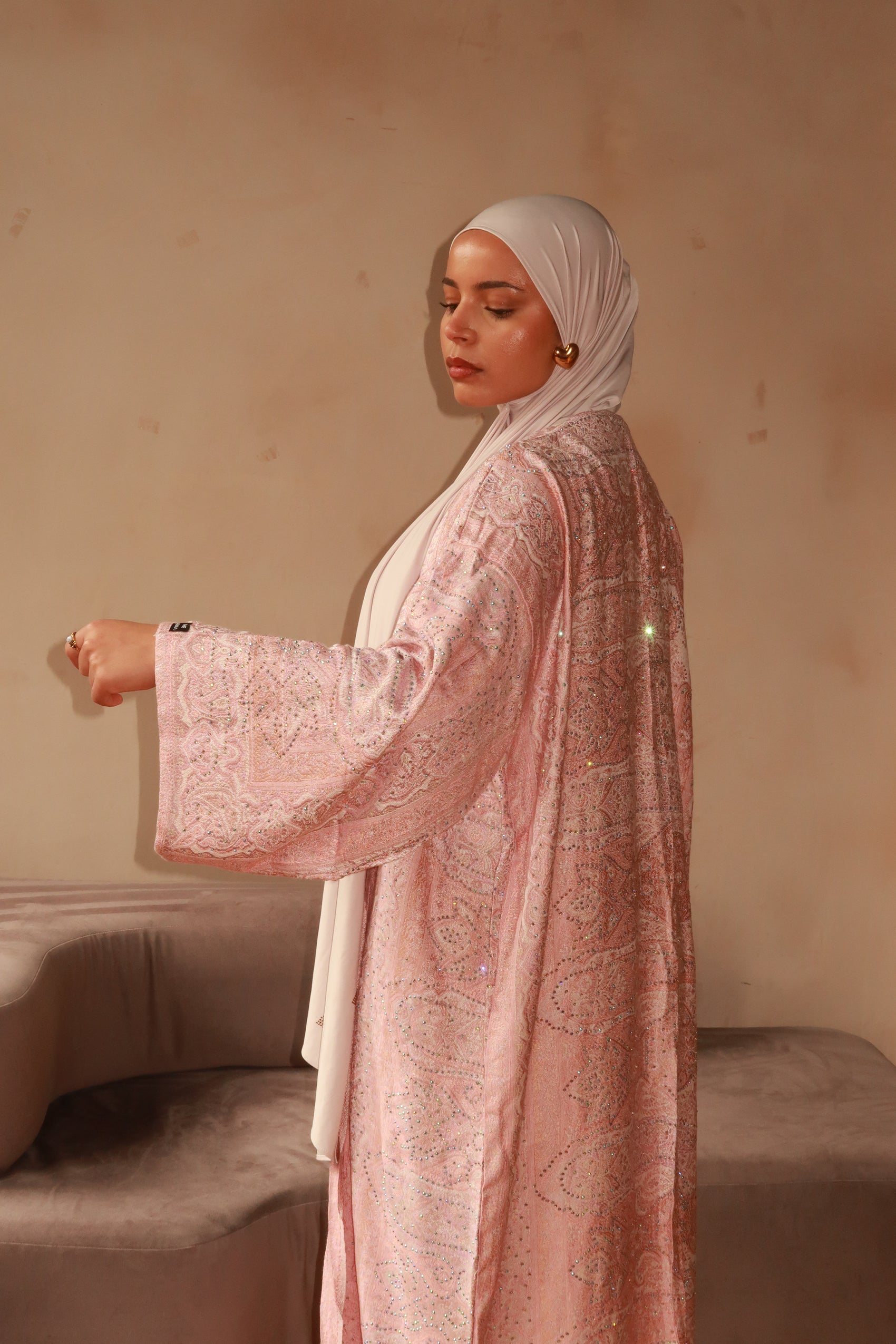 Baby Pink Abaya