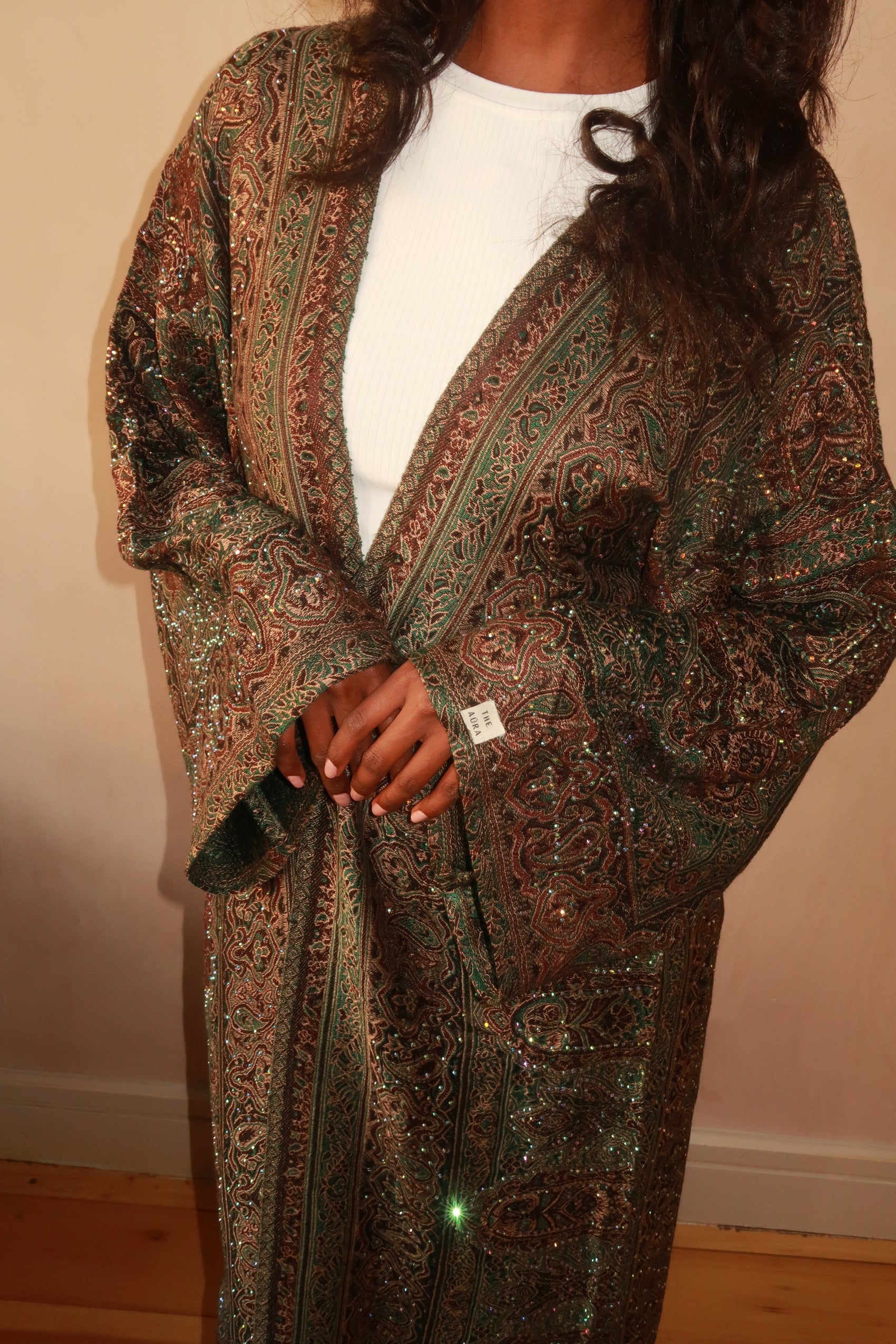 Khaki Green Abaya