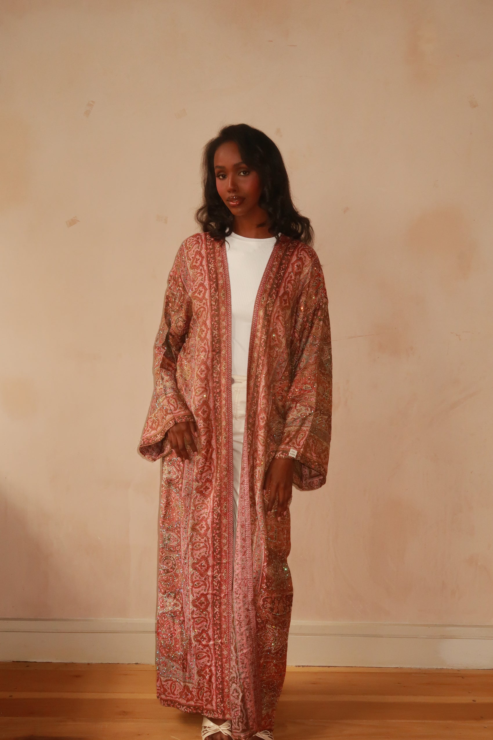 Muted Red Abaya