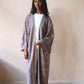 Deep Purple Custard Abaya